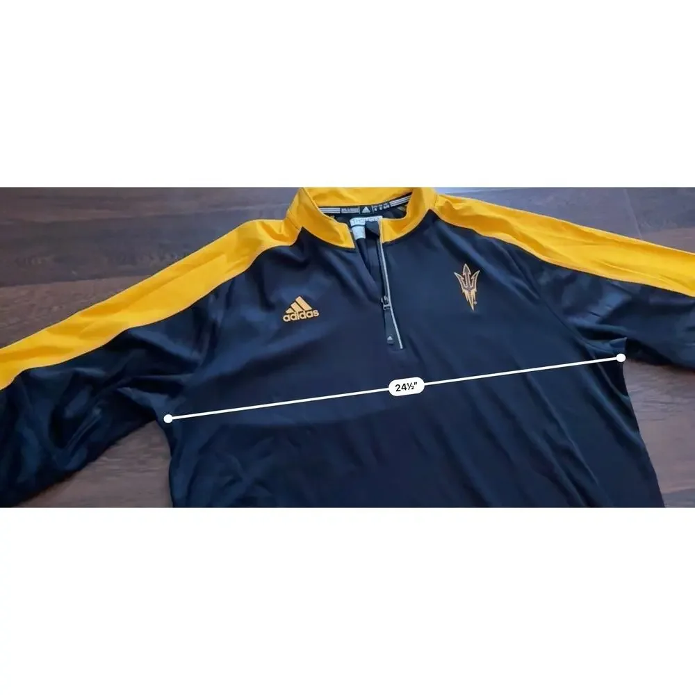Arizona State Sun Devils Adidas NCAA Men's Sideline Climalite Knit Team Issued